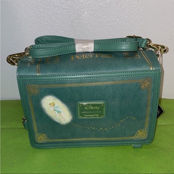 Loungefly Disney Peter Pan Book Series Convertible Crossbody Backpack and Wallet - Picture 7 of 16